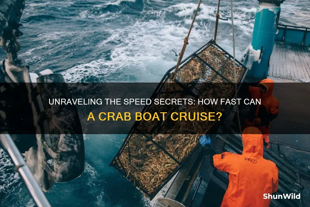 how fast does a crab boat go