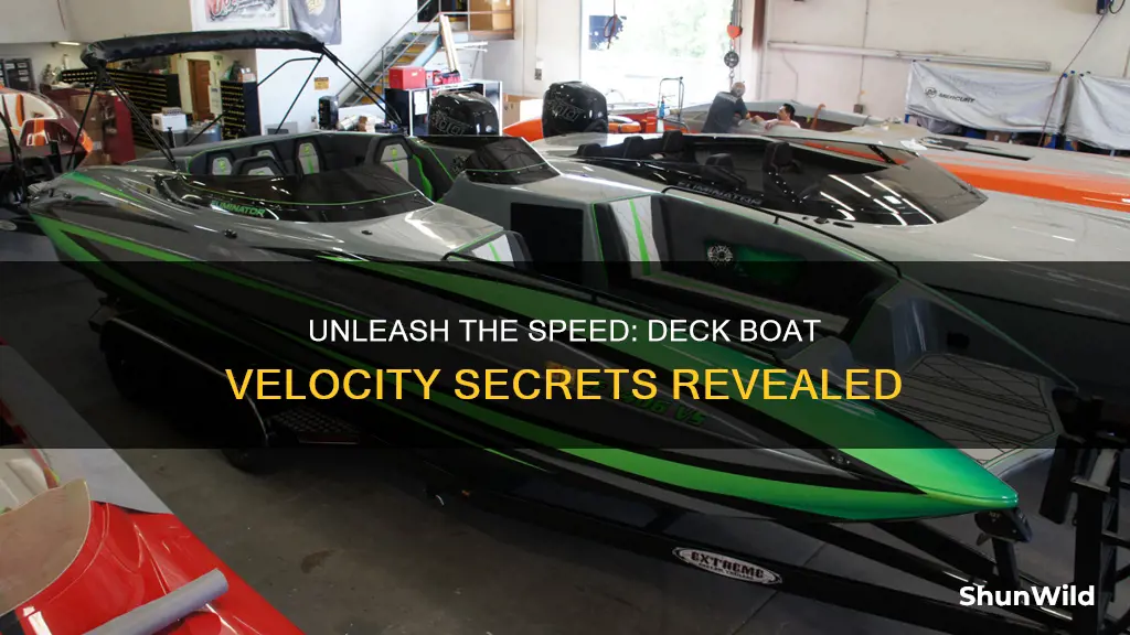 how fast does a deck boat go