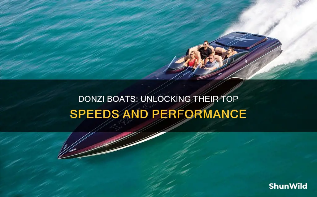 how fast does a donzi boat go
