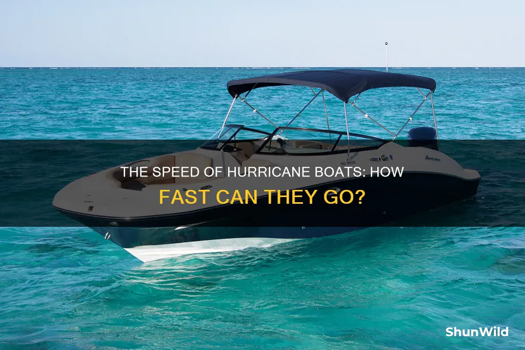 how fast does a hurricane boat go