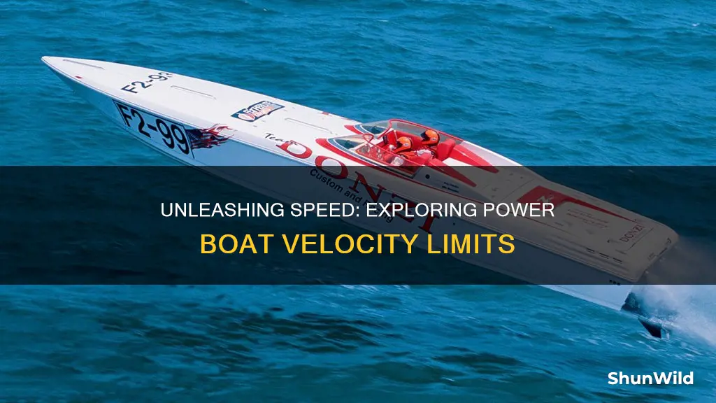 how fast does a power boat go