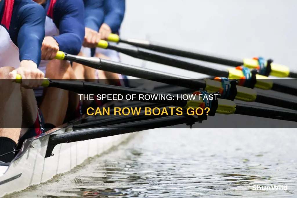 how fast does a row boat go