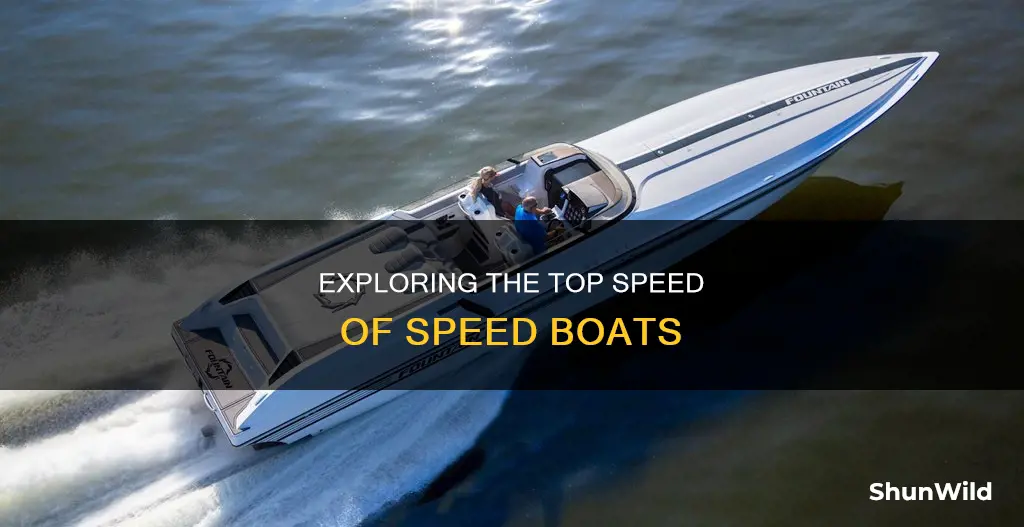 how fast does a speed boat go