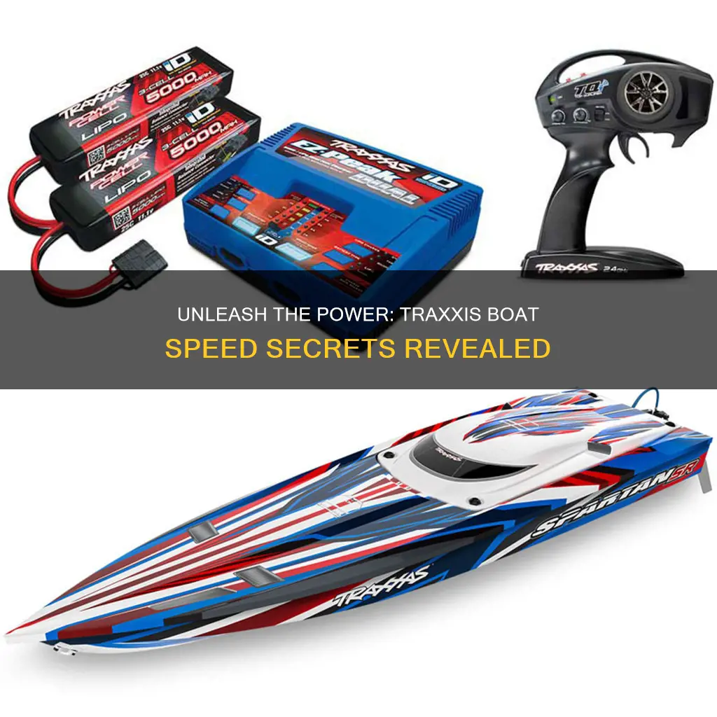 how fast does a traxxis boat go