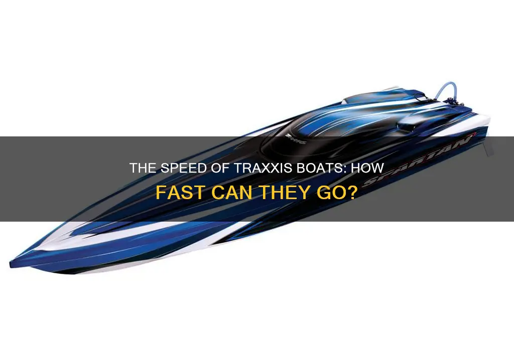 how fast does a traxxis boat go
