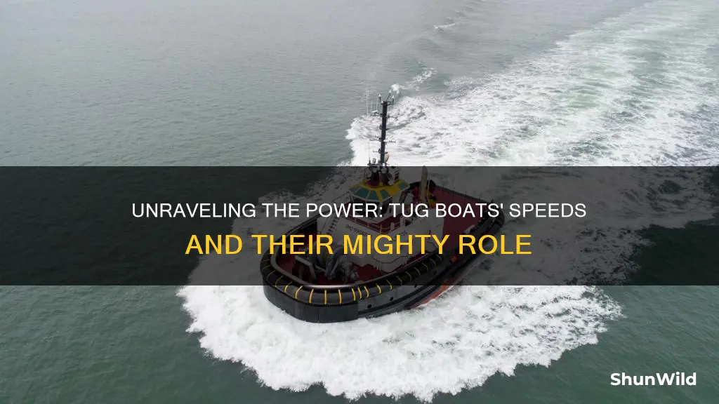 how fast does a tug boat go