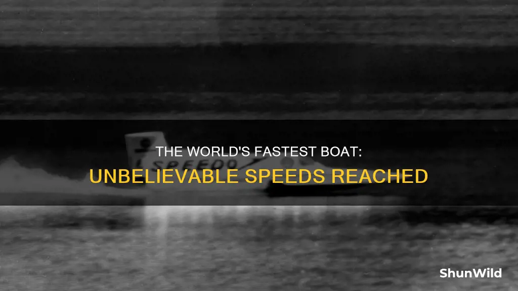 how fast does the fastest boat in the world go
