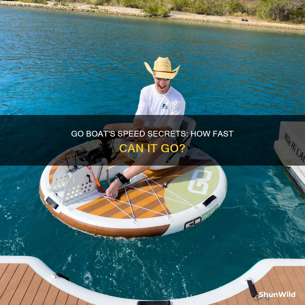 how fast does the go boat go