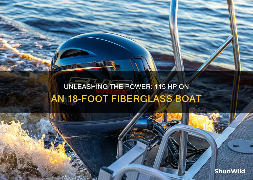 how fast is 115 hp on 18 ft fiberglass boat