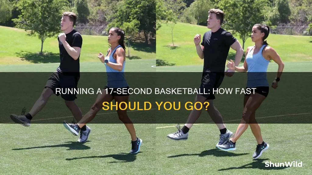 how fast should you run a 17 basketball