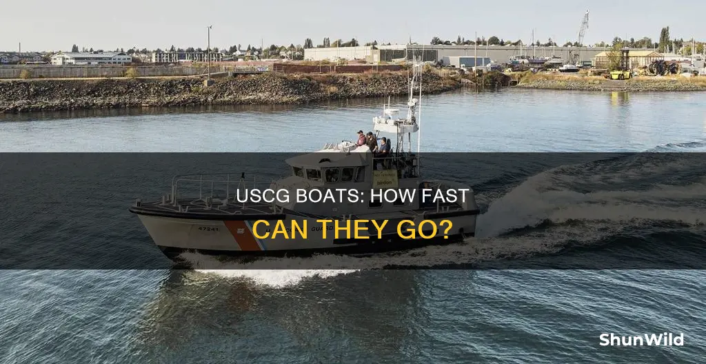 how fast to usgc boat go