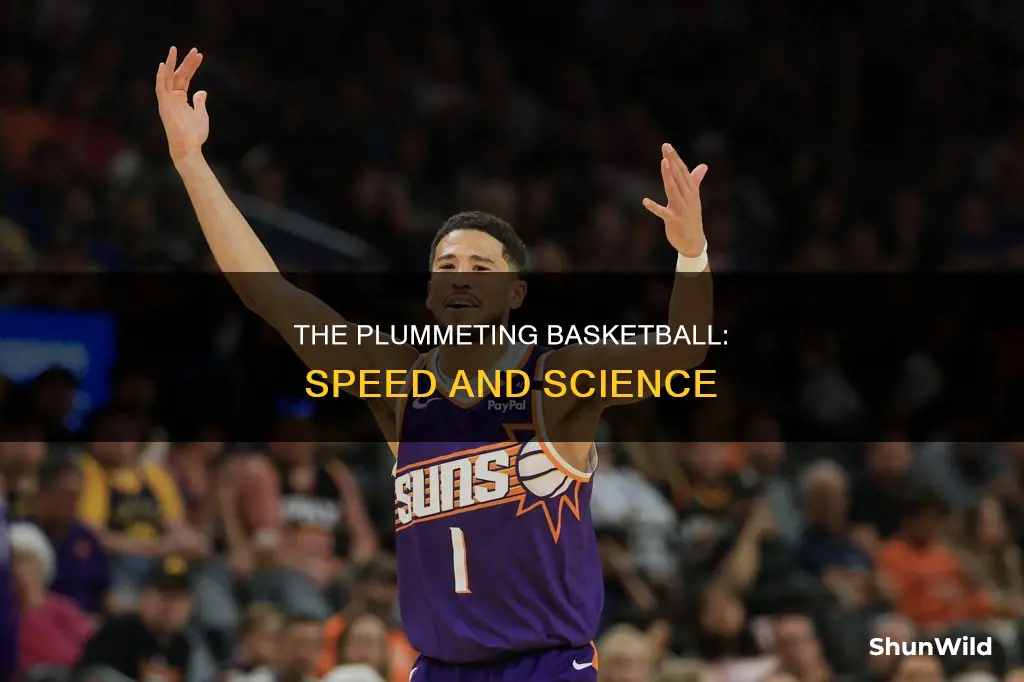 how fast will a basketball fall