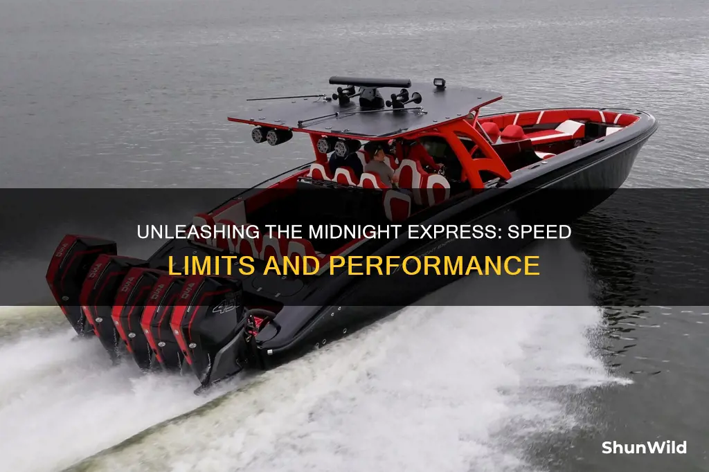 how fast will a midnight express boat go