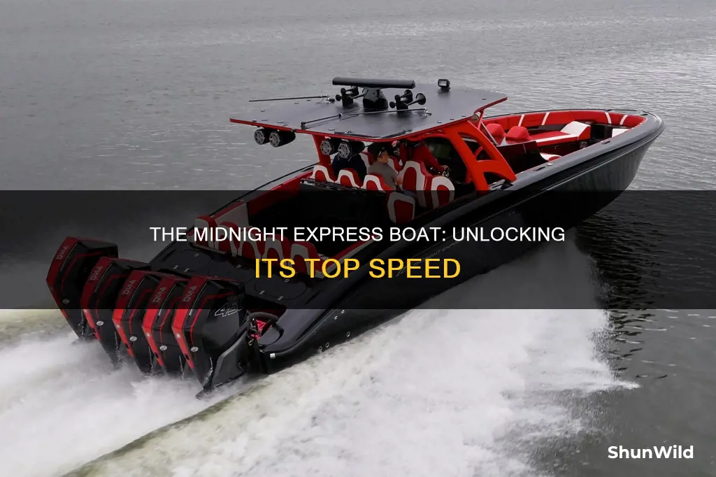 how fast will a midnight express boat go