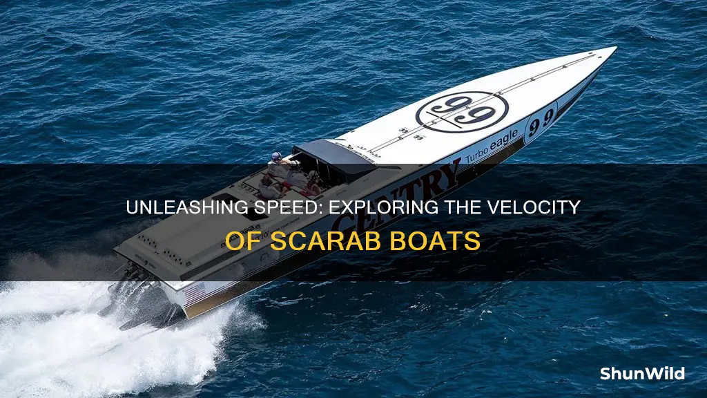 how fast will a scarab boat go