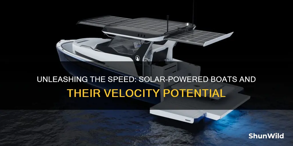 how fast will a solar powered boat go