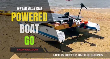 The Sun's Speed: Solar-Powered Boats' Velocity Explored
