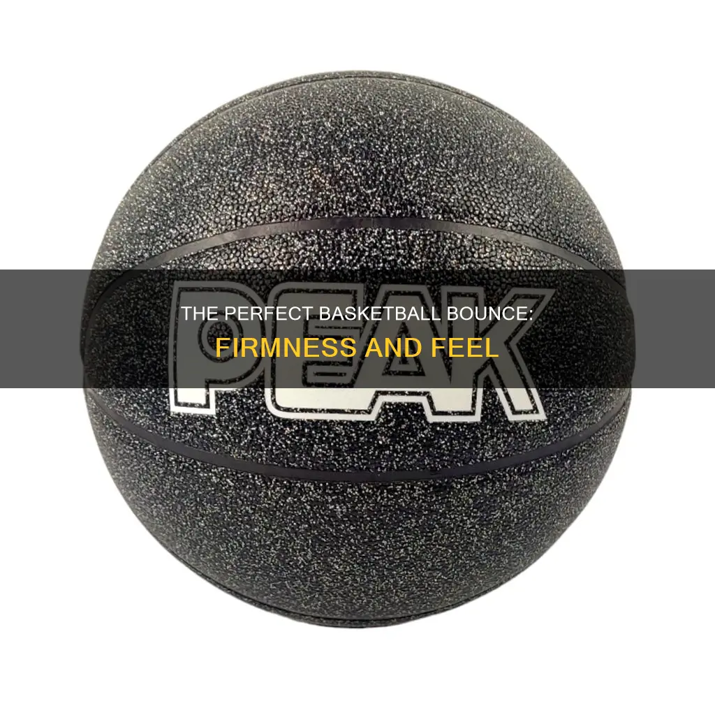 how firm should a basketball be