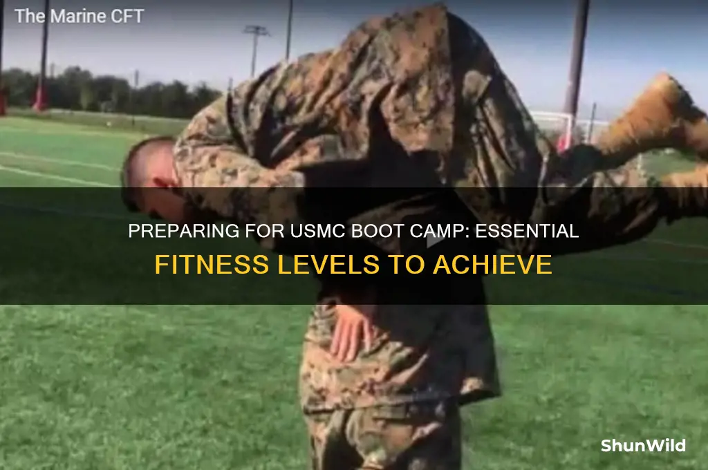 how fit should i be before boot camp usmc