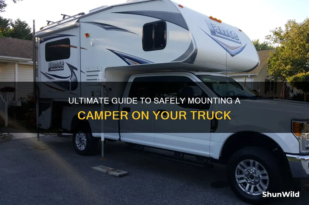 how get camper on truck