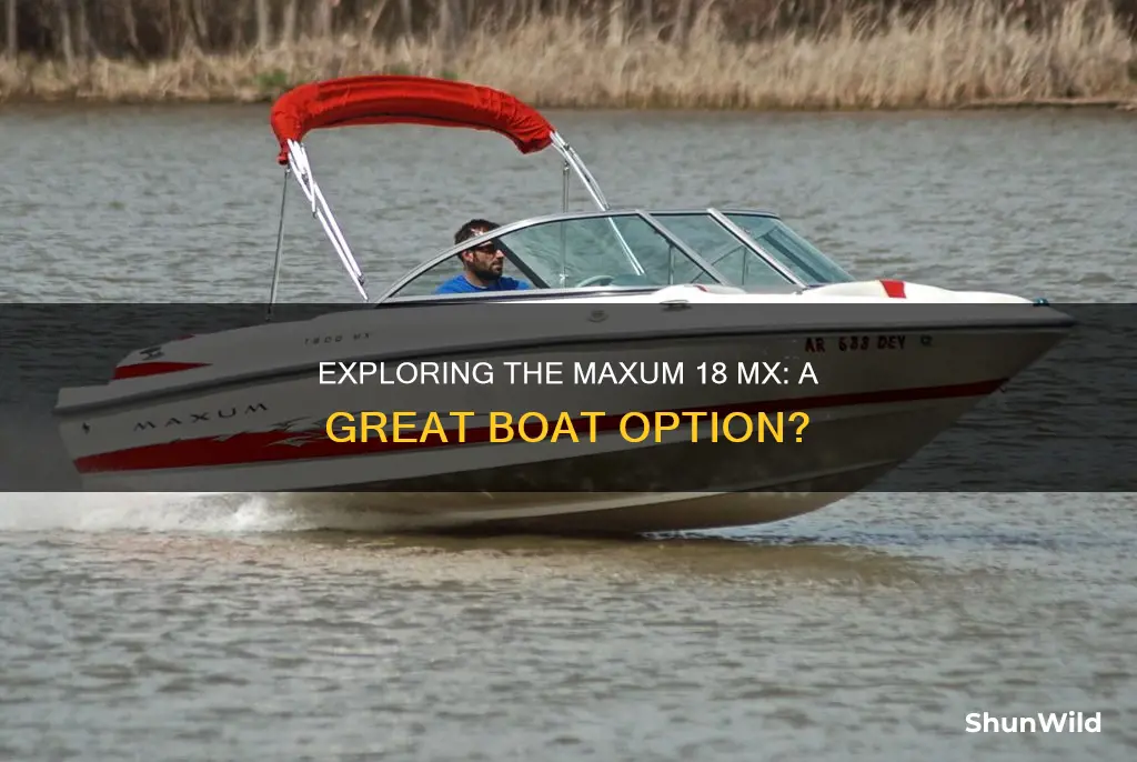 how good of a boat is a maxum 18 mx