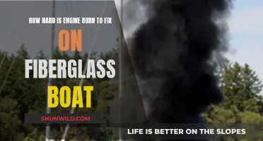 Fixing Engine Burns on Fiberglass Boats: How Hard Is It?