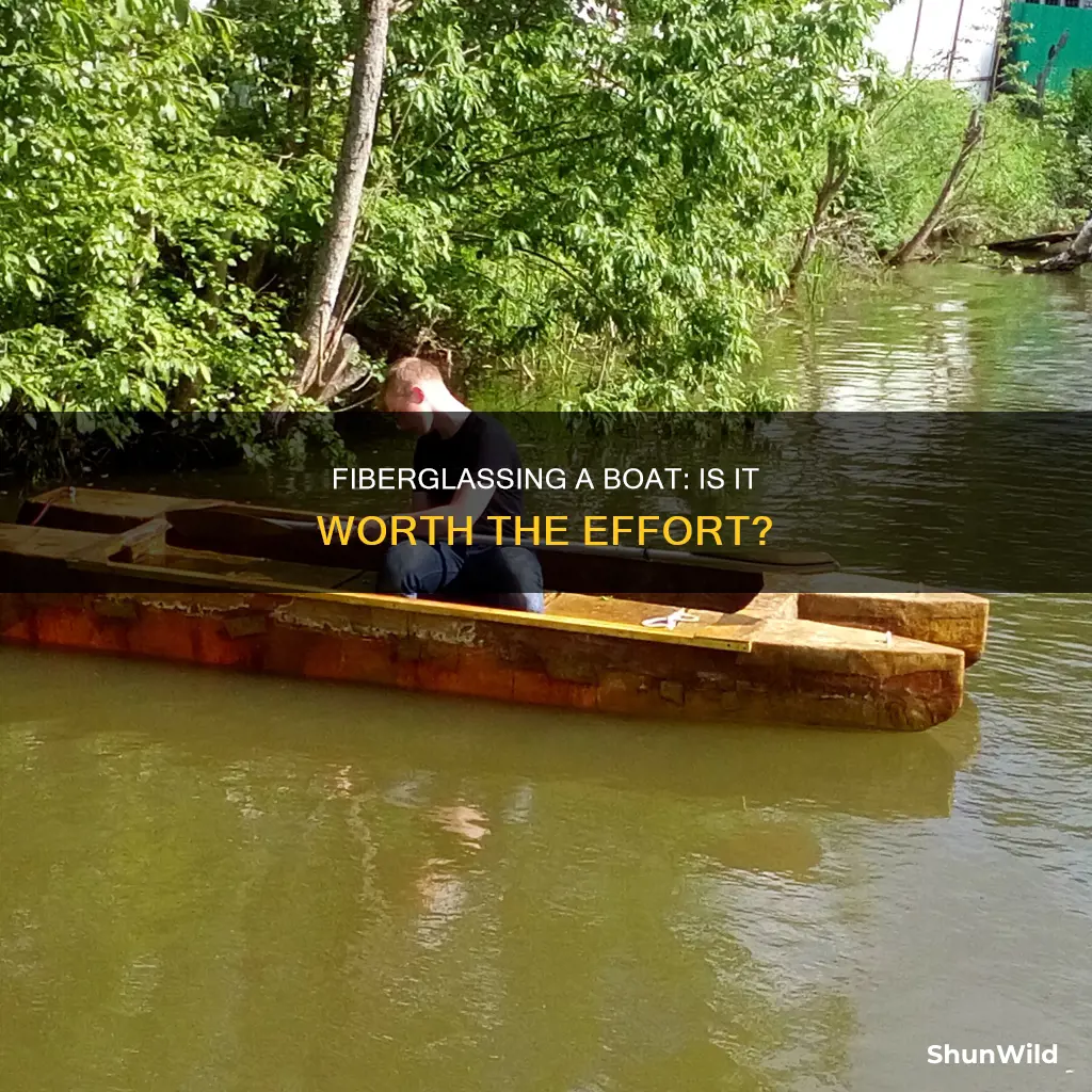 how hard is it to fiberglass a boat