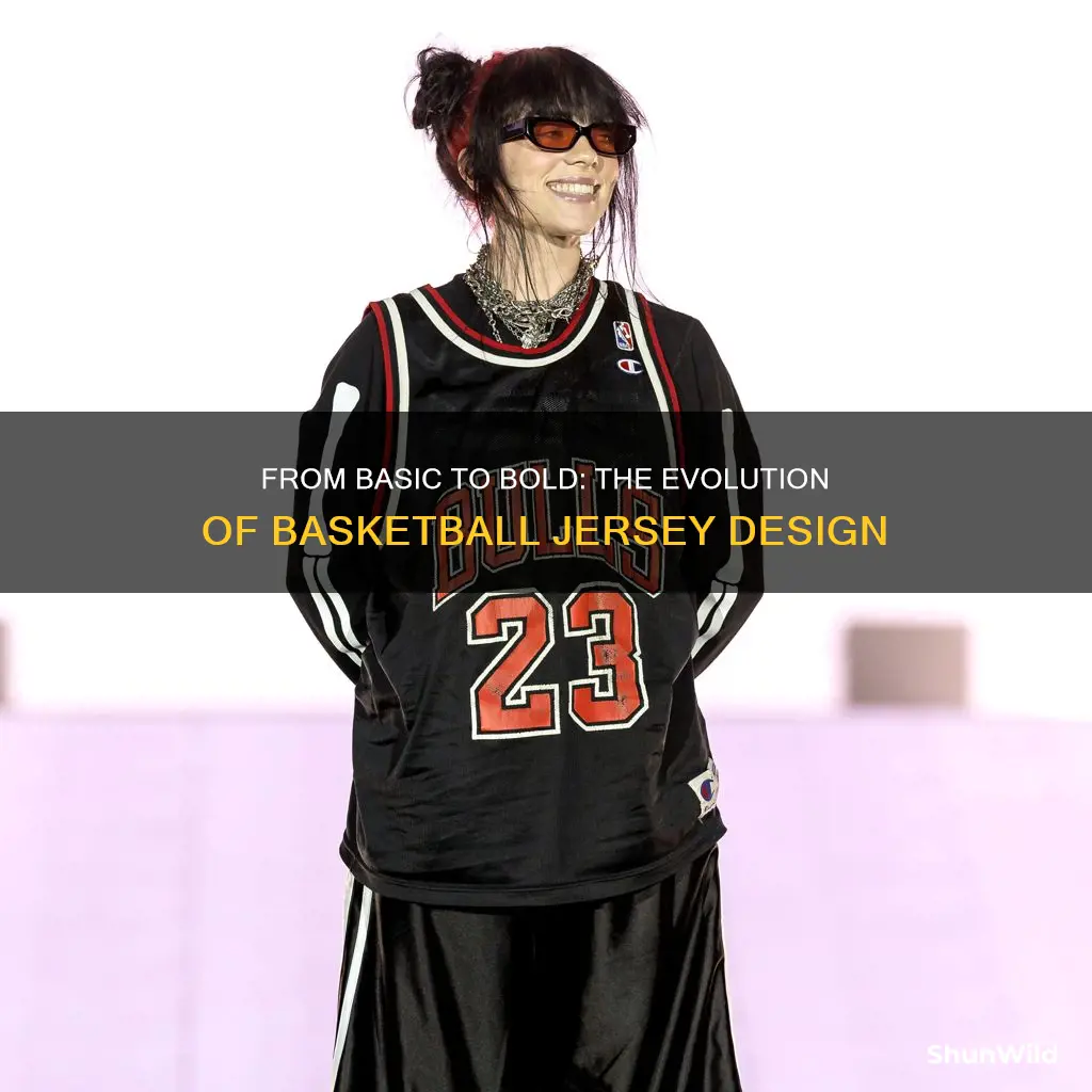 how has basketball jerseys changed in the last 50 years