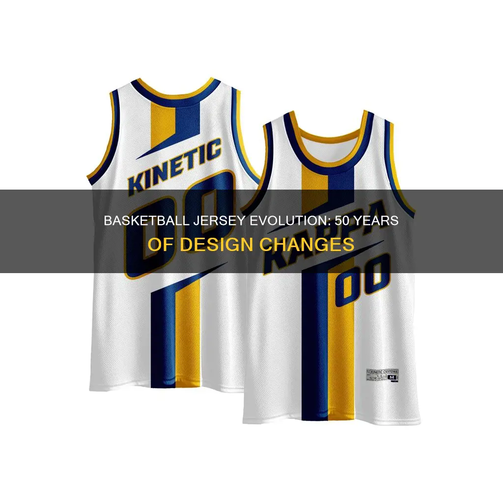 how has basketball jerseys changed in the last 50 years