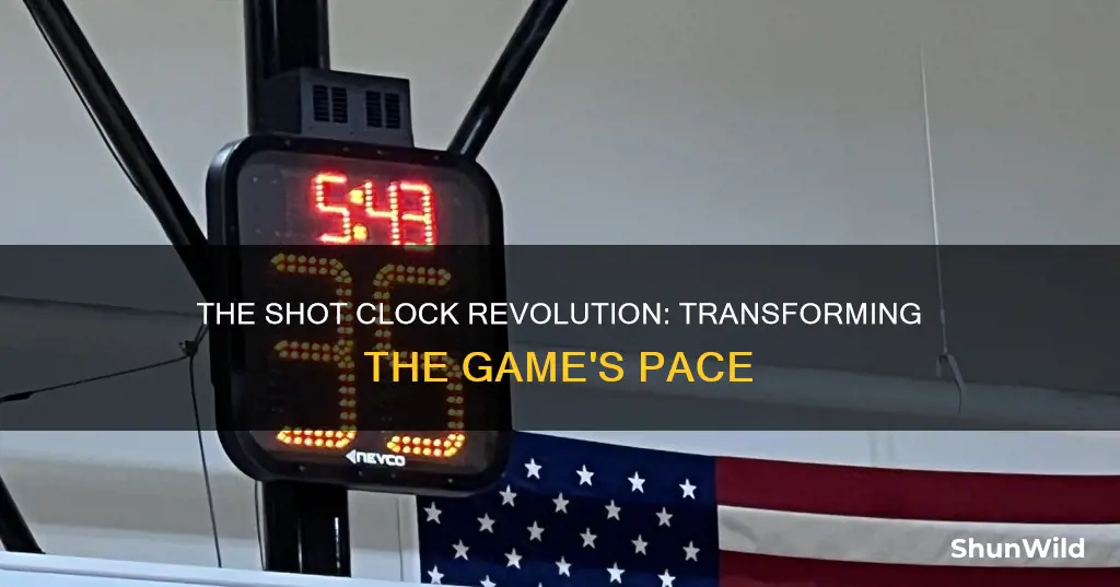 how has the shot clock changed basketball