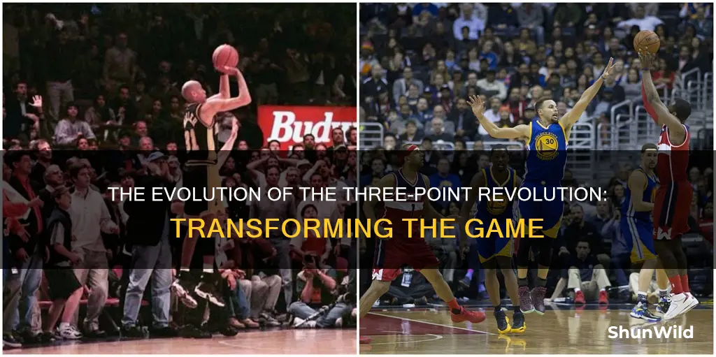 how has the three point shot changed basketball