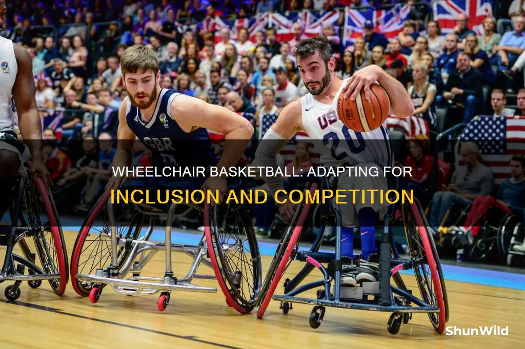 how has wheelchair basketball been adapted