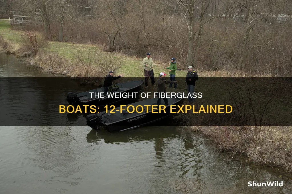 how heavy is a 12 foot fiberglass boat