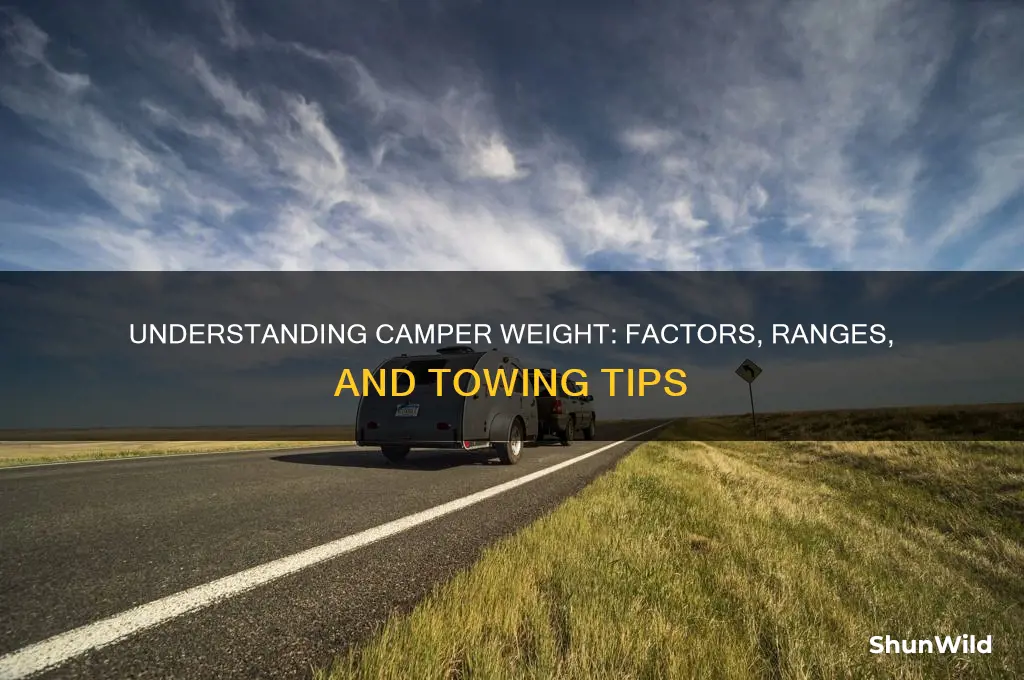 how heavy is a camper