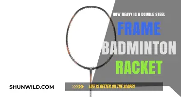Steel Badminton Rackets: Surprisingly Light!