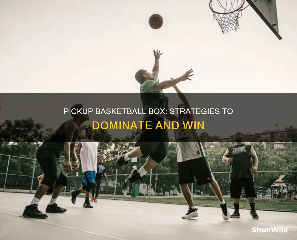 how high do you score in pickup basketball box