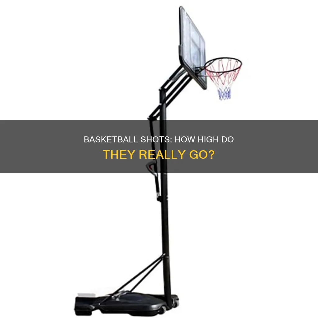 how high does a basketball shot go