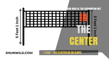 Badminton Net Height: Center Mystery Solved