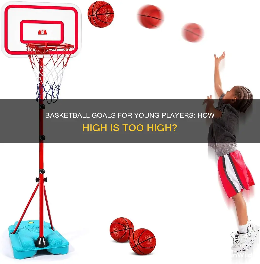 how high is the basketball goal for 8 year olds