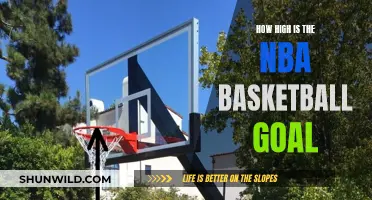The Universal Height of NBA Basketball Hoops