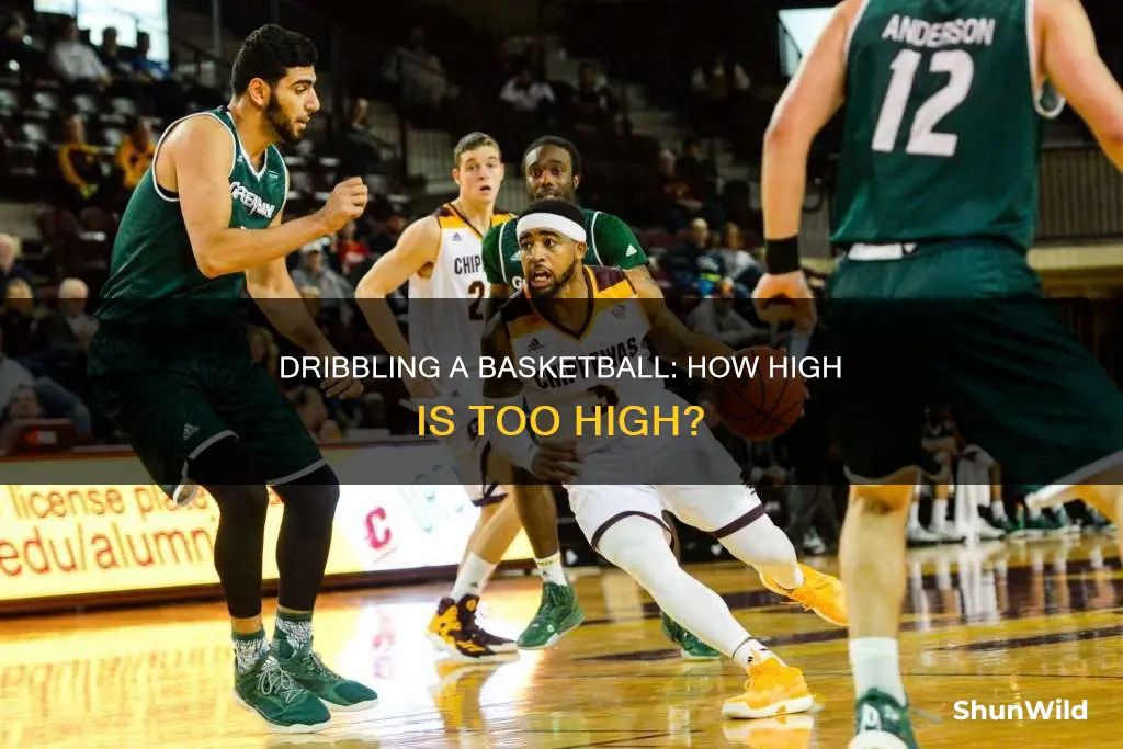 how high should you dribble a basketball