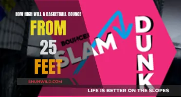 Basketball Bounce Heights: 25-Foot Drop Experiment