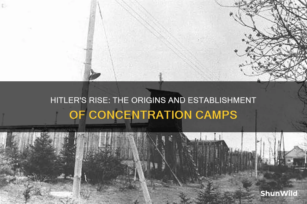 how hitler began the camps