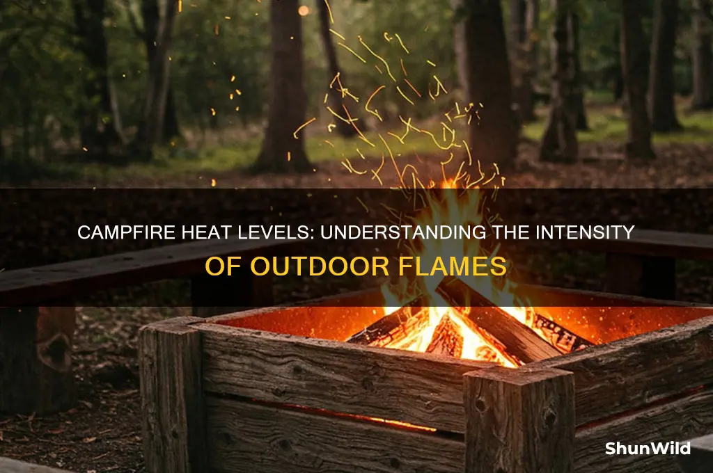 how hot are camp fires