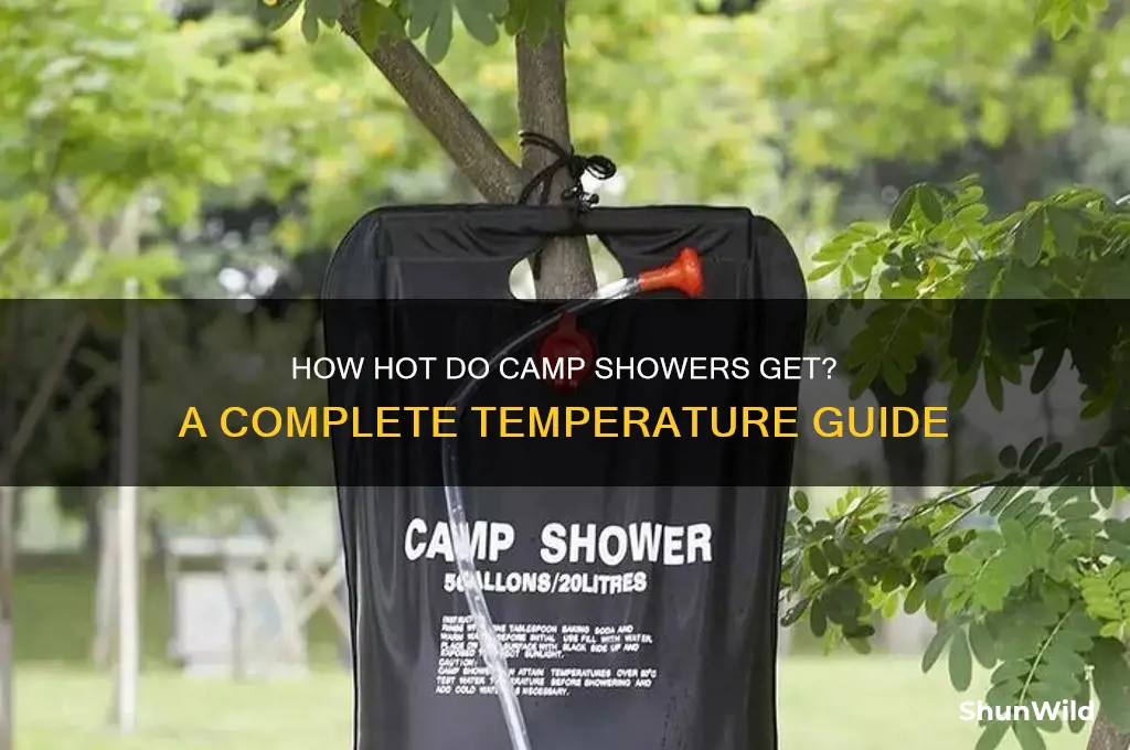 how hot do camp showers