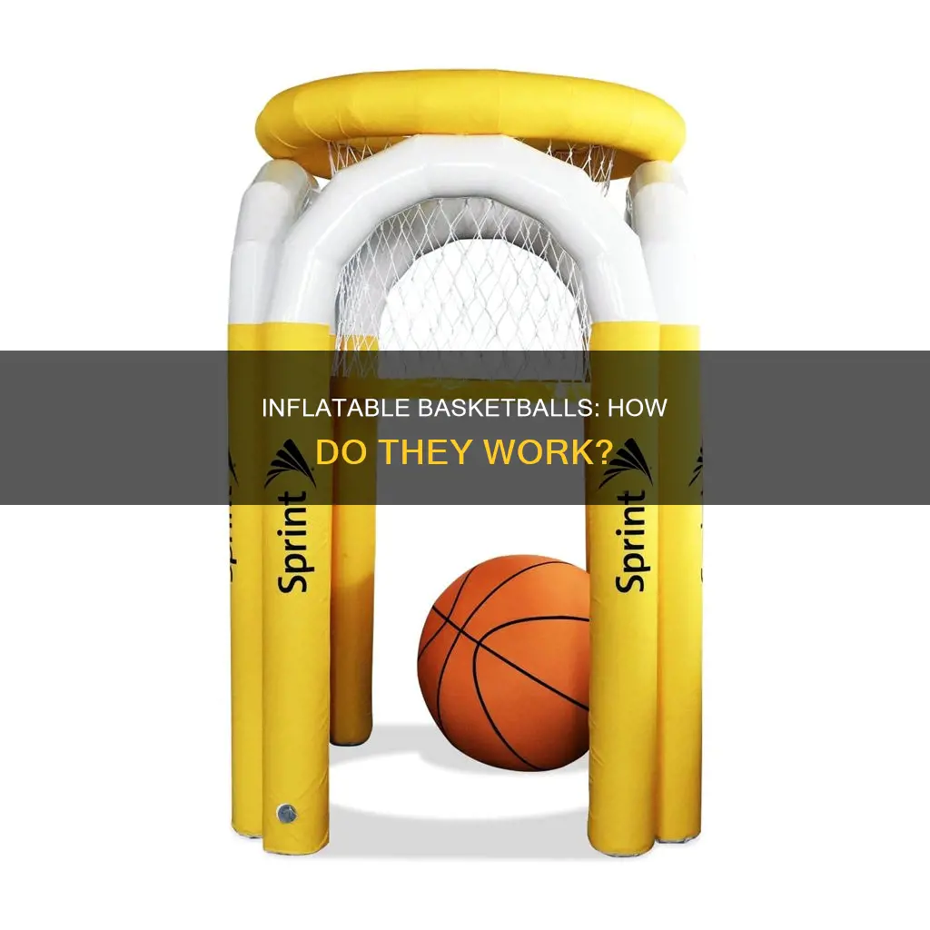 how inflatable basketball