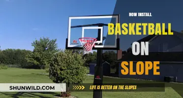 Installing Basketball Hoops on Sloped Driveways