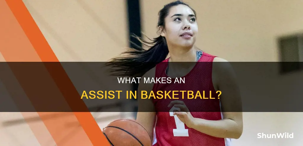 how is a basketball assist defined