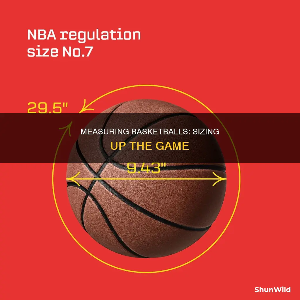 how is a basketball measured