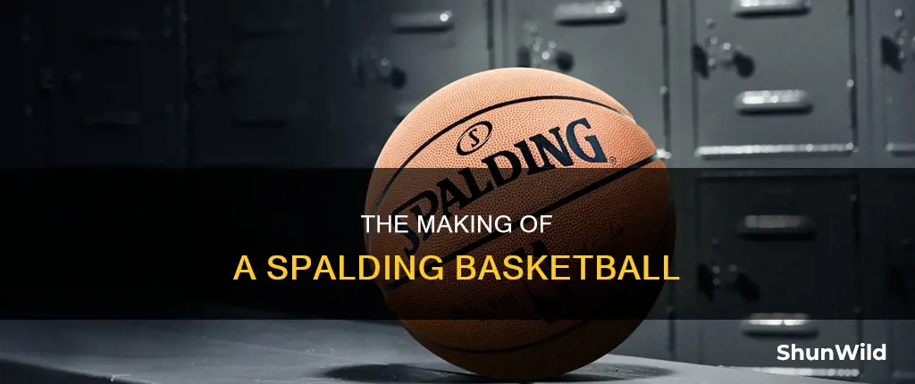 how is a spalding basketball made